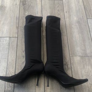 Martinez Valero pointy toe high heel boots made in 🇪🇸 Spain with stretch